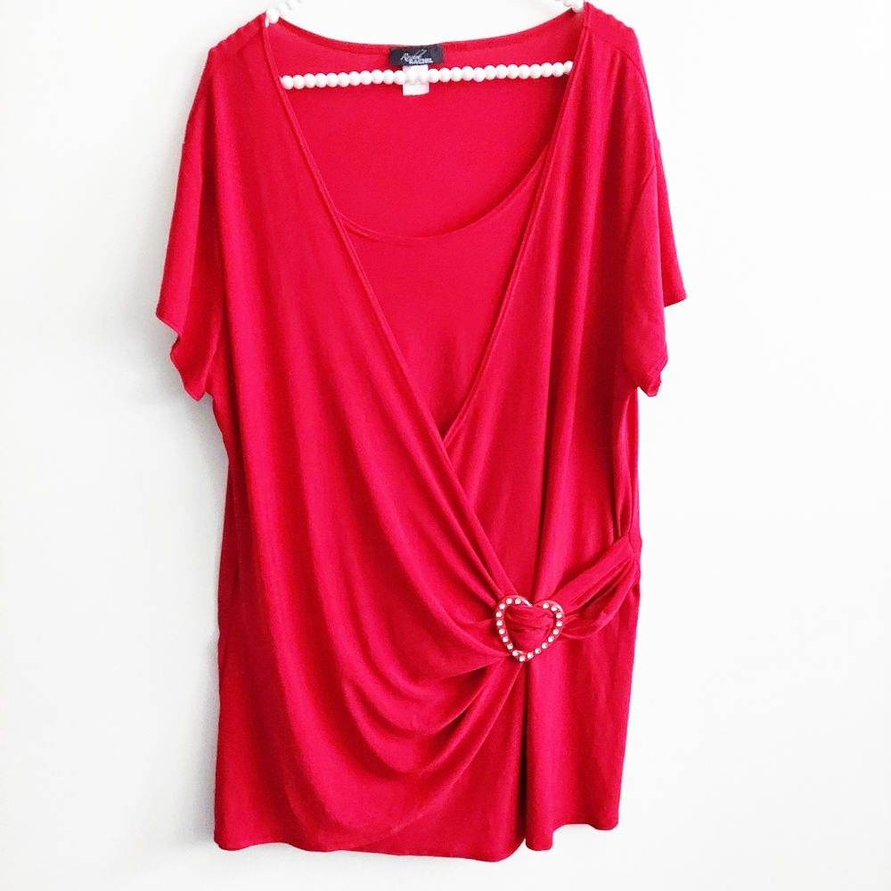 Rachel Rachel Crisscross Front Wrap Top